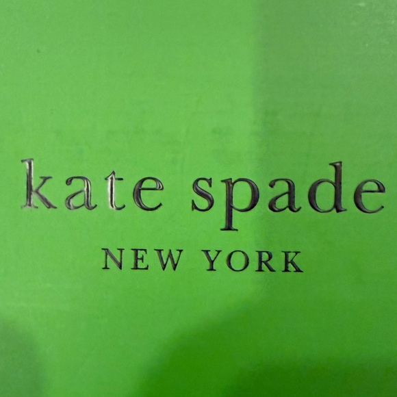 ⚡️FLASH SALE⚡️*NIB* Kate Spade ♠️ Black Leather Bow Flats - Picture 2 of 6
